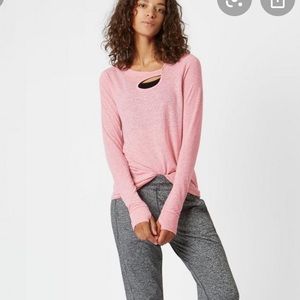 Sweaty Betty twist layering top